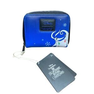 Loungefly Mini Wallet Nightmare Before Christmas Jack And Sally Tree Decorating